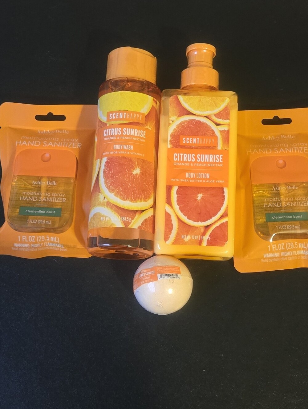 Citrus Sunrise Body Wash & Lotion Set - Orange